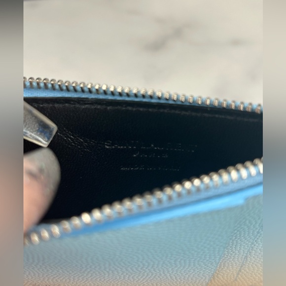❌SOLD❌🔥NEW! RARE!! YSL Saint Laurent•Ombre Zip Card Case - Picture 5 of 6